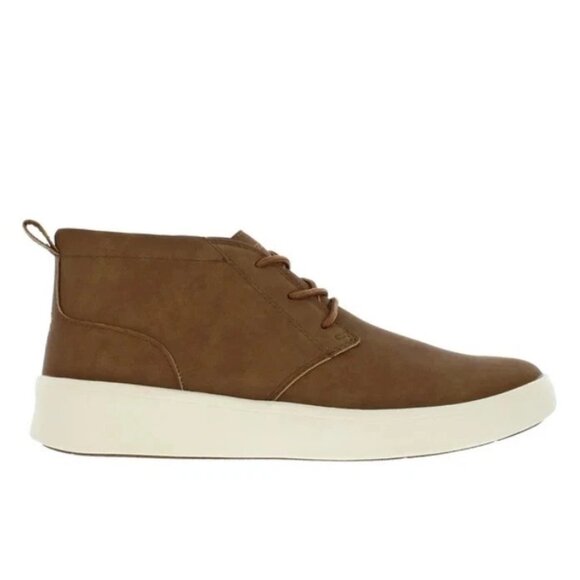 IZOD Palmer Men\'s 11 Chukka Boots Brown Leather Round Toe Lace-up Shoes Sneaker main image 5